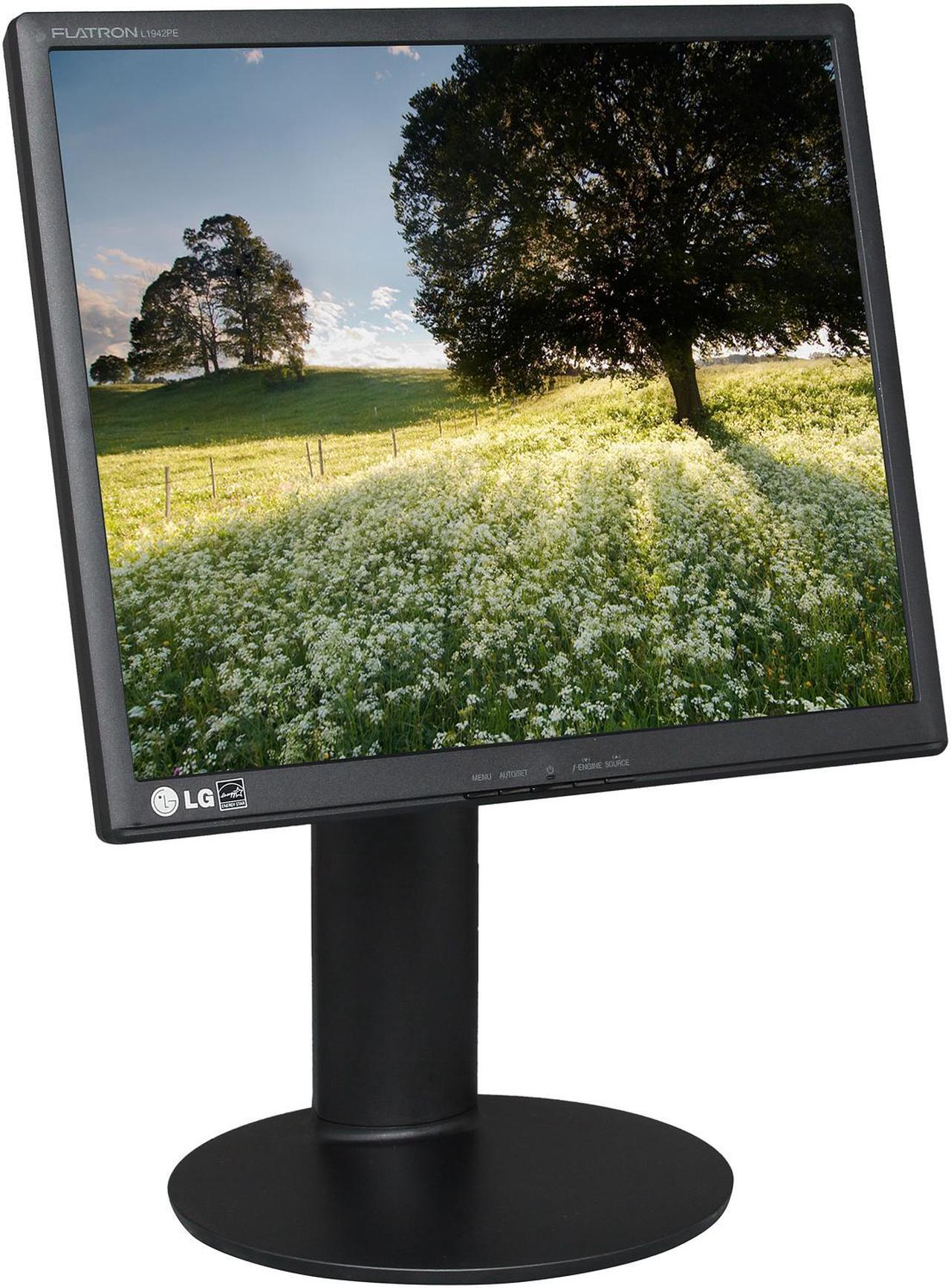 Alt view image 3 of 10 - LG L1942PE-BS Black 19" Class (18.9" Diag.) 5ms LCD Monitor 250 cd/m2 DFC 8000:1 (LG recertified  Grade A)
