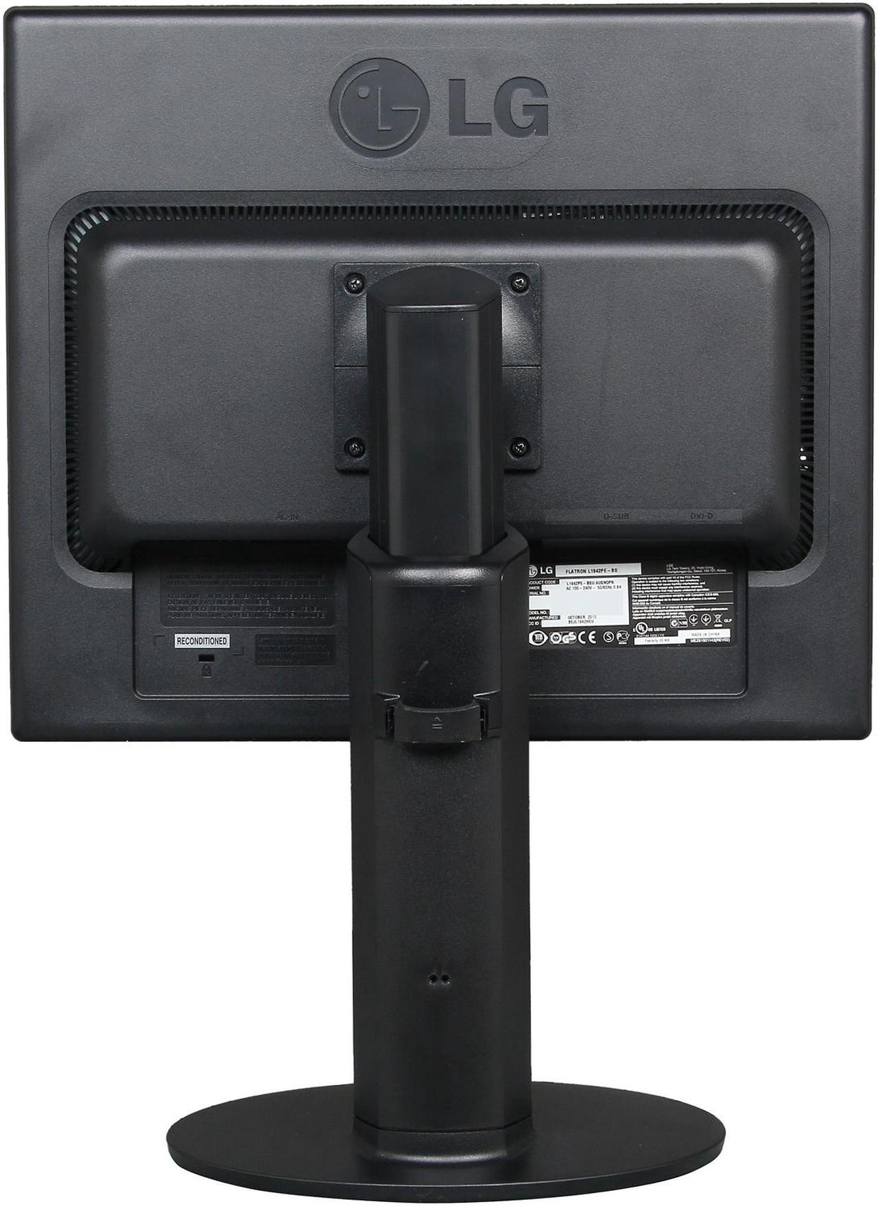 Alt view image 5 of 10 - LG L1942PE-BS Black 19" Class (18.9" Diag.) 5ms LCD Monitor 250 cd/m2 DFC 8000:1 (LG recertified  Grade A)