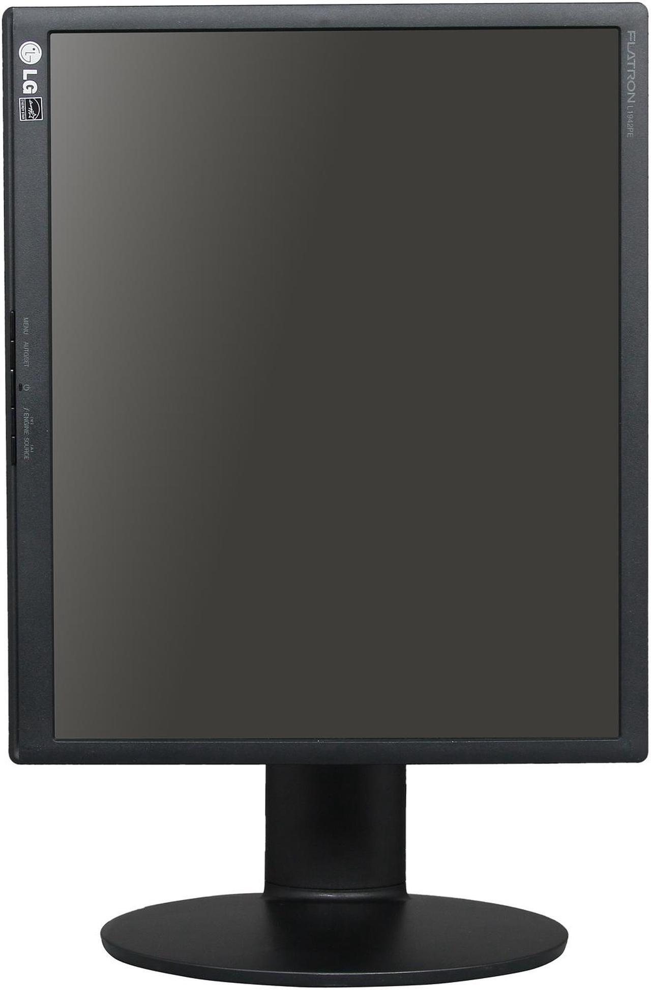 Alt view image 9 of 10 - LG L1942PE-BS Black 19" Class (18.9" Diag.) 5ms LCD Monitor 250 cd/m2 DFC 8000:1 (LG recertified  Grade A)