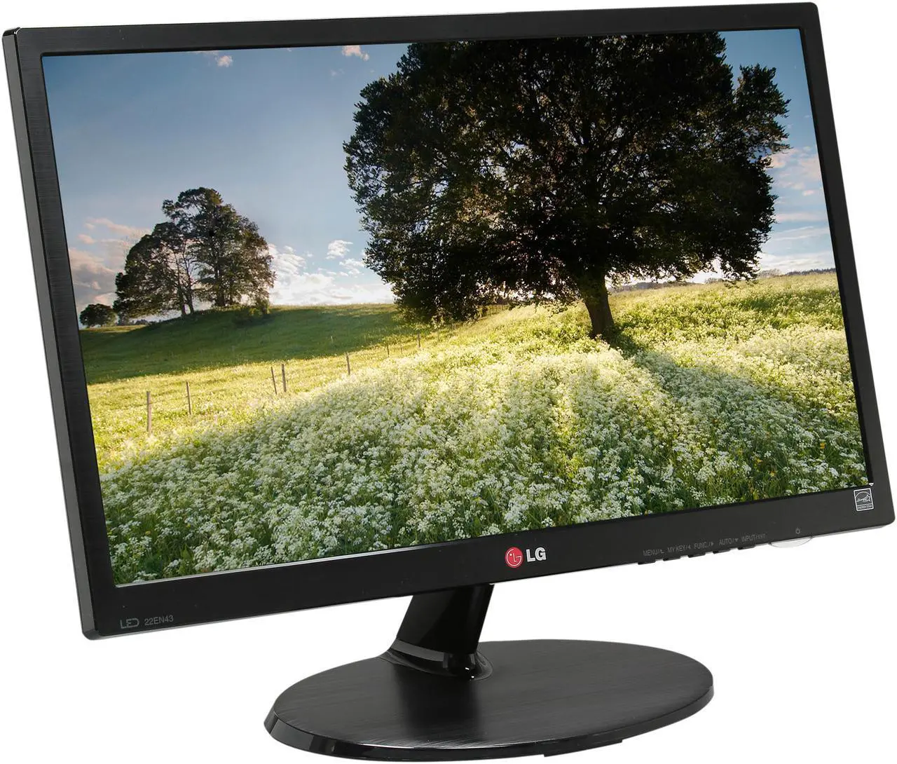 Alt view image 3 of 7 - LG 21.5" TN LCD Monitor 5 ms D-Sub, DVI 22EN43T-B