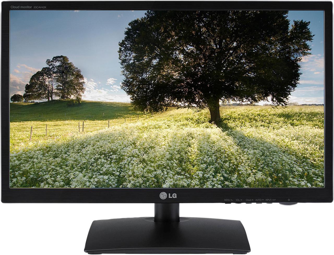 Main image of LG 23" IPS Cloud Monitor IPS 14ms (GTG) D-Sub, DVI-I 23CAV42K-BL