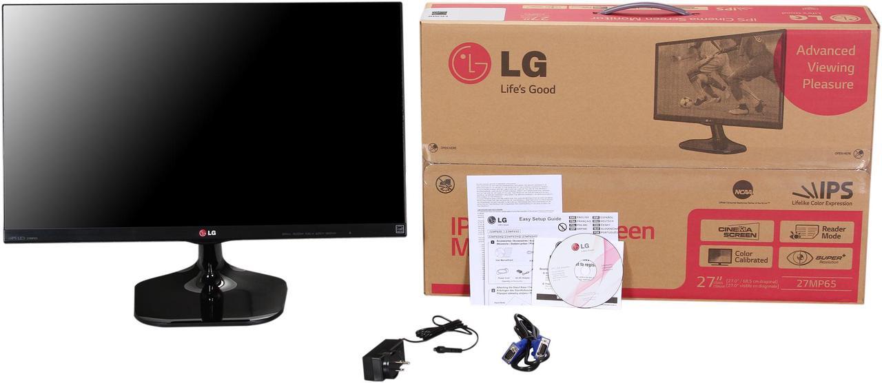 Alt view image 7 of 7 - LG 27" AH-IPS LCD Monitor AH-IPS Panel 5 ms D-Sub, HDMI 27MP65HQ