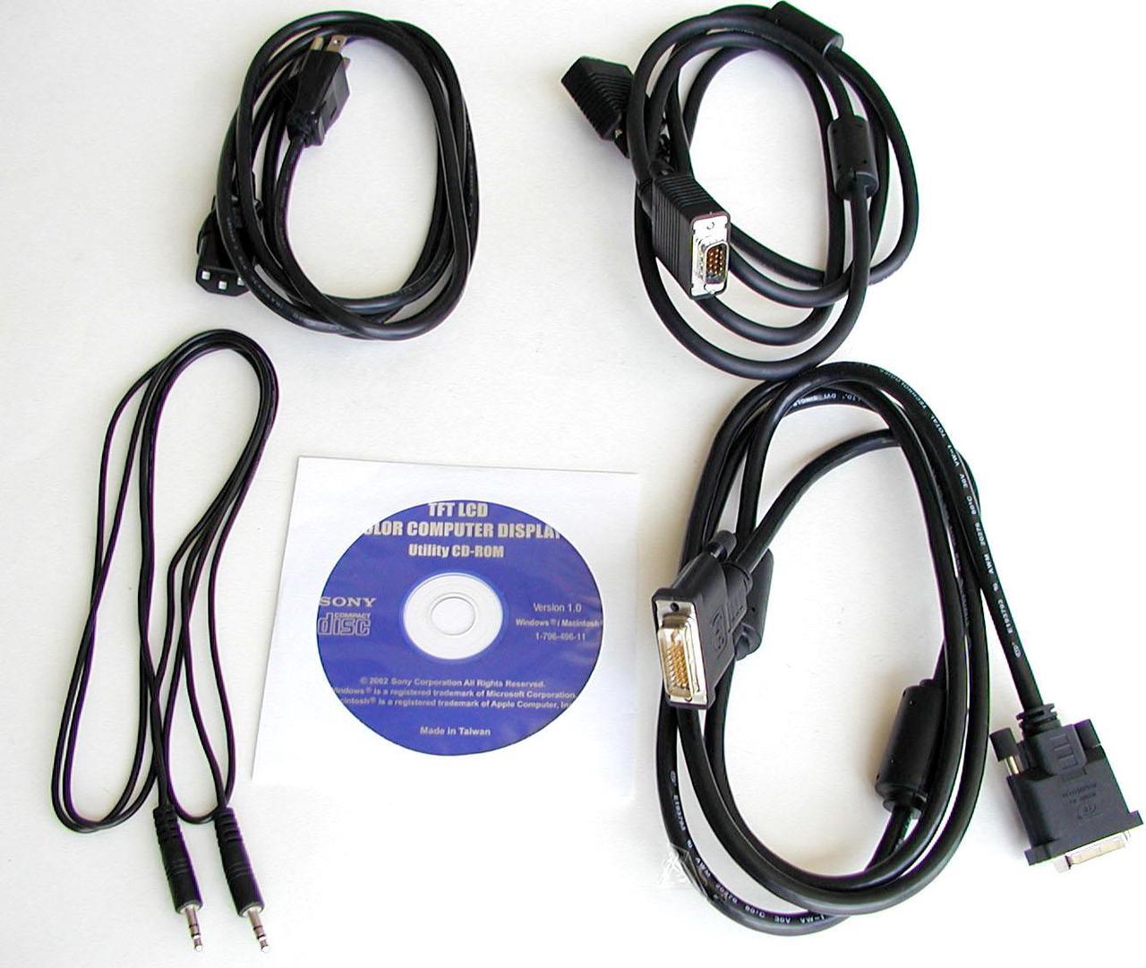 Alt view image 5 of 5 - SONY 17" a-si TFT/PVA LCD SXGA LCD Monitor 30 ms D-Sub, DVI-D SDM-X72/B