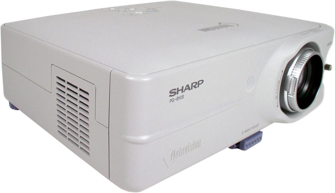 Alt view image 3 of 9 - SHARP PG-B10S 800 x 600 1,200 ANSI lumen (Standard mode) 1080 ANSI lumen (Eco mode) LCD Projector 350:1