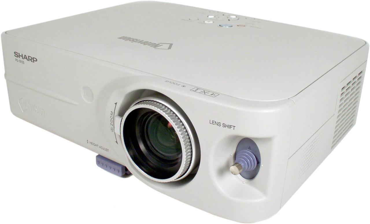 Alt view image 2 of 9 - SHARP PG-B10S 800 x 600 1,200 ANSI lumen (Standard mode) 1080 ANSI lumen (Eco mode) LCD Projector 350:1