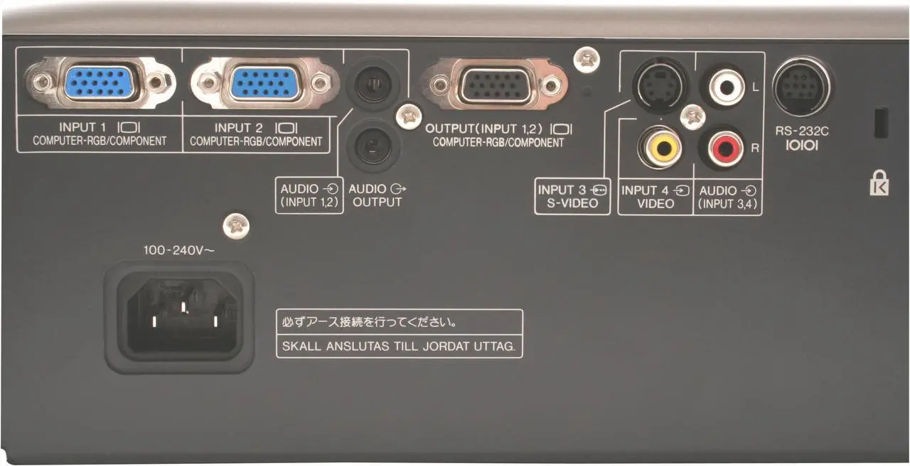 Alt view image 8 of 10 - SHARP XR-10X 1024 x 768 2000 ANSI Lumens Standard Mode; 1750 ANSI Lumens Low Power Mode DLP Projector 2000:1