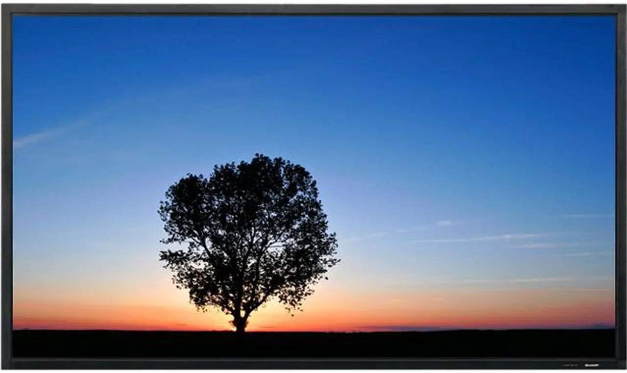 Main image of Sharp PN-E602 Black 60" LED Backlight 1920 x 1080 Large Format Commercial Digital Signage Display