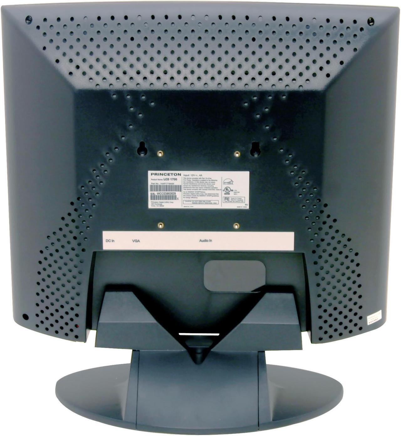 Alt view image 6 of 9 - PRINCETON 17" Active Matrix, TFT LCD SXGA LCD Monitor 16 ms LCD1700