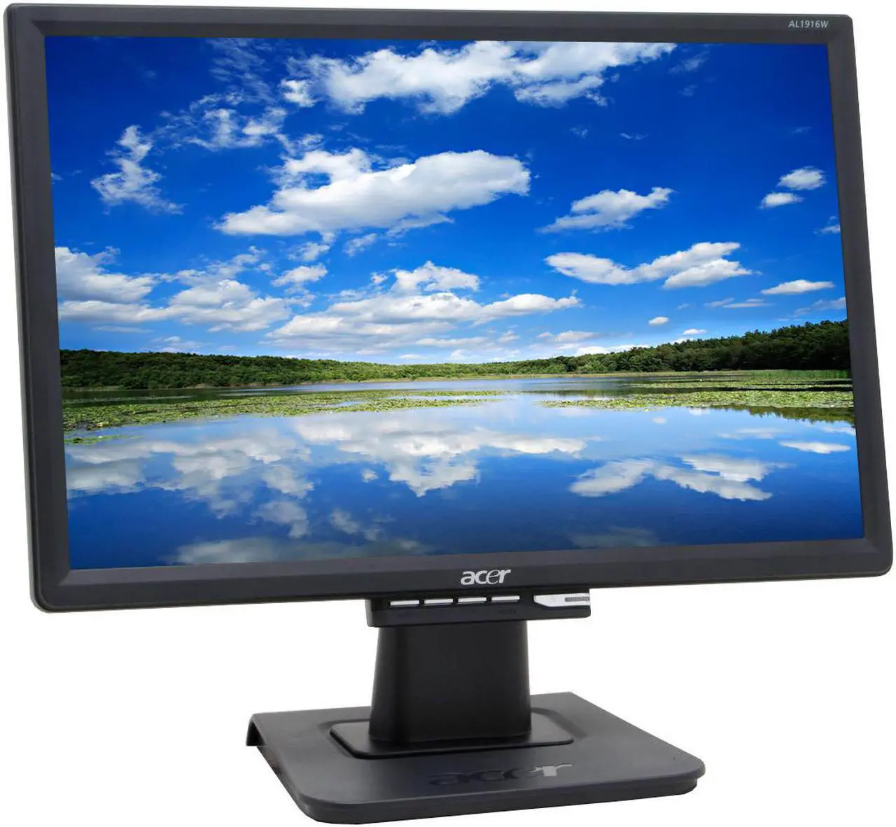Alt view image 3 of 10 - Acer 19" Active Matrix, TFT LCD WXGA+ LCD Monitor 8 ms D-Sub AL1916W Ab