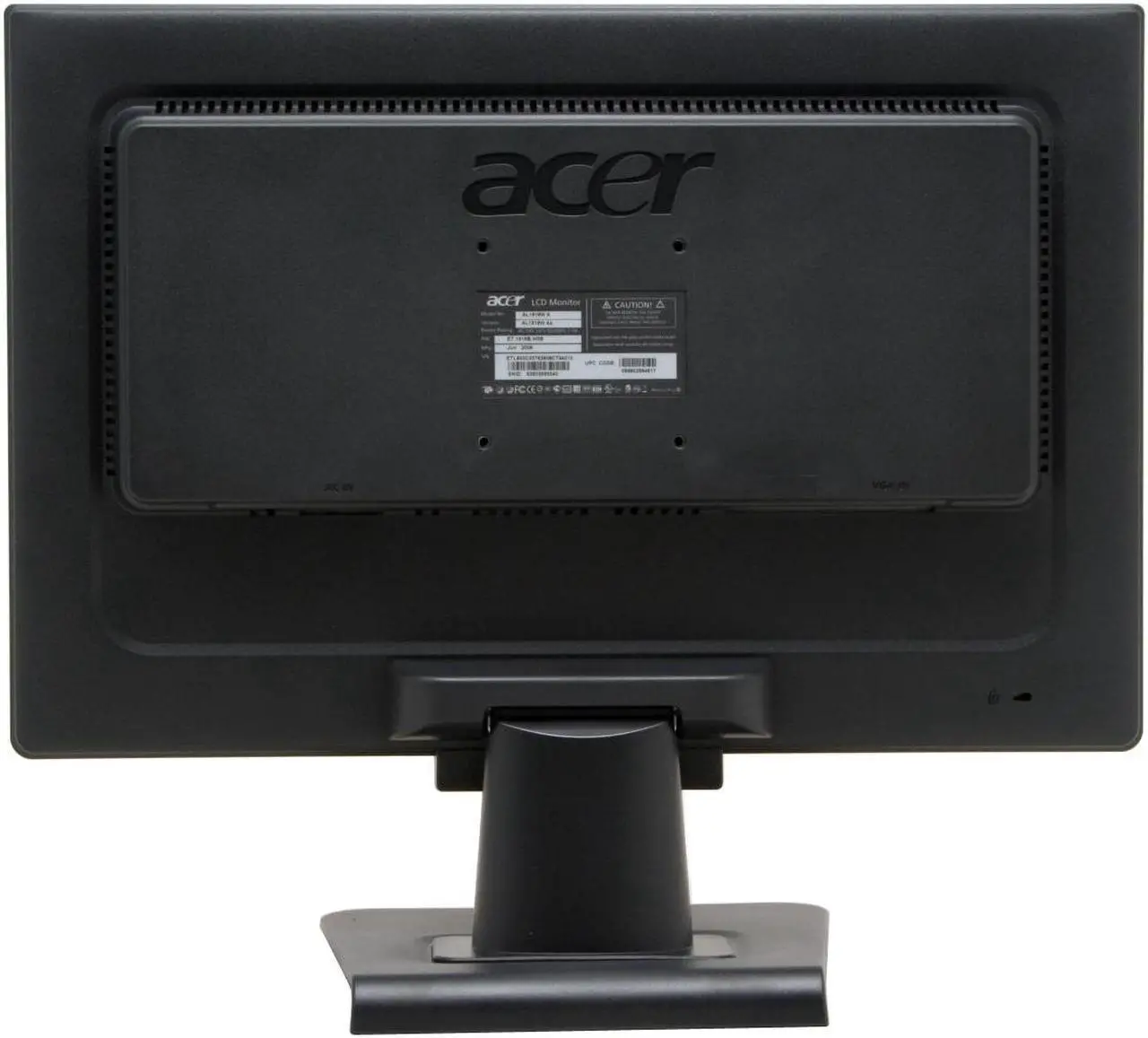 Alt view image 5 of 10 - Acer 19" Active Matrix, TFT LCD WXGA+ LCD Monitor 8 ms D-Sub AL1916W Ab