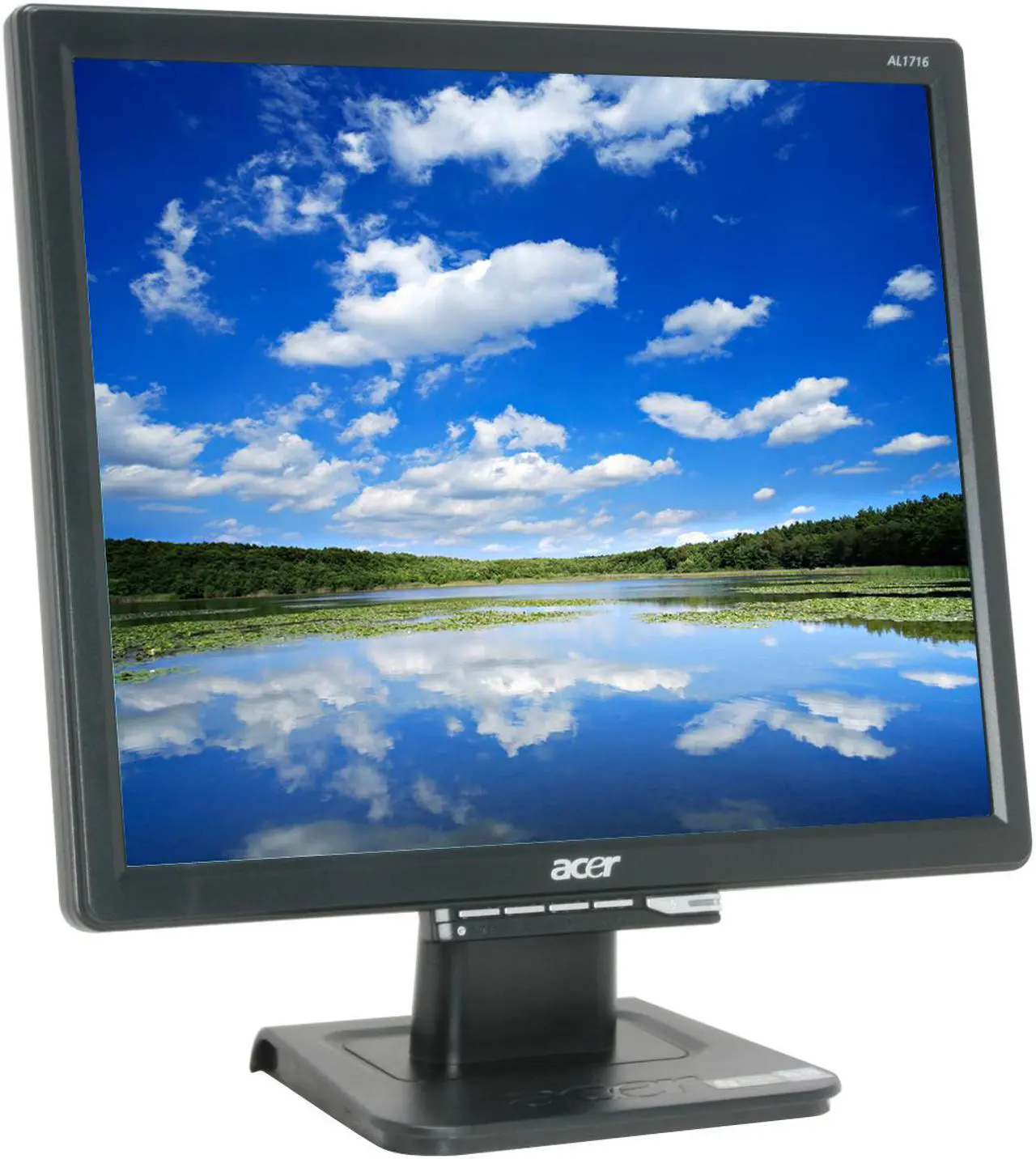 Alt view image 3 of 10 - Acer 17" TFT LCD SXGA LCD Monitor 5 ms D-Sub AL1716 Fb
