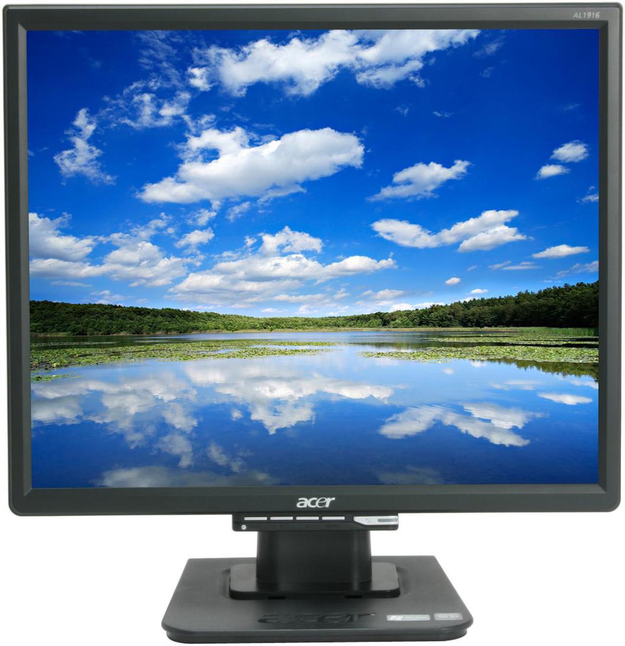 Alt view image 2 of 11 - Acer 19" TFT LCD SXGA LCD Monitor 5 ms D-Sub AL1916 Cb