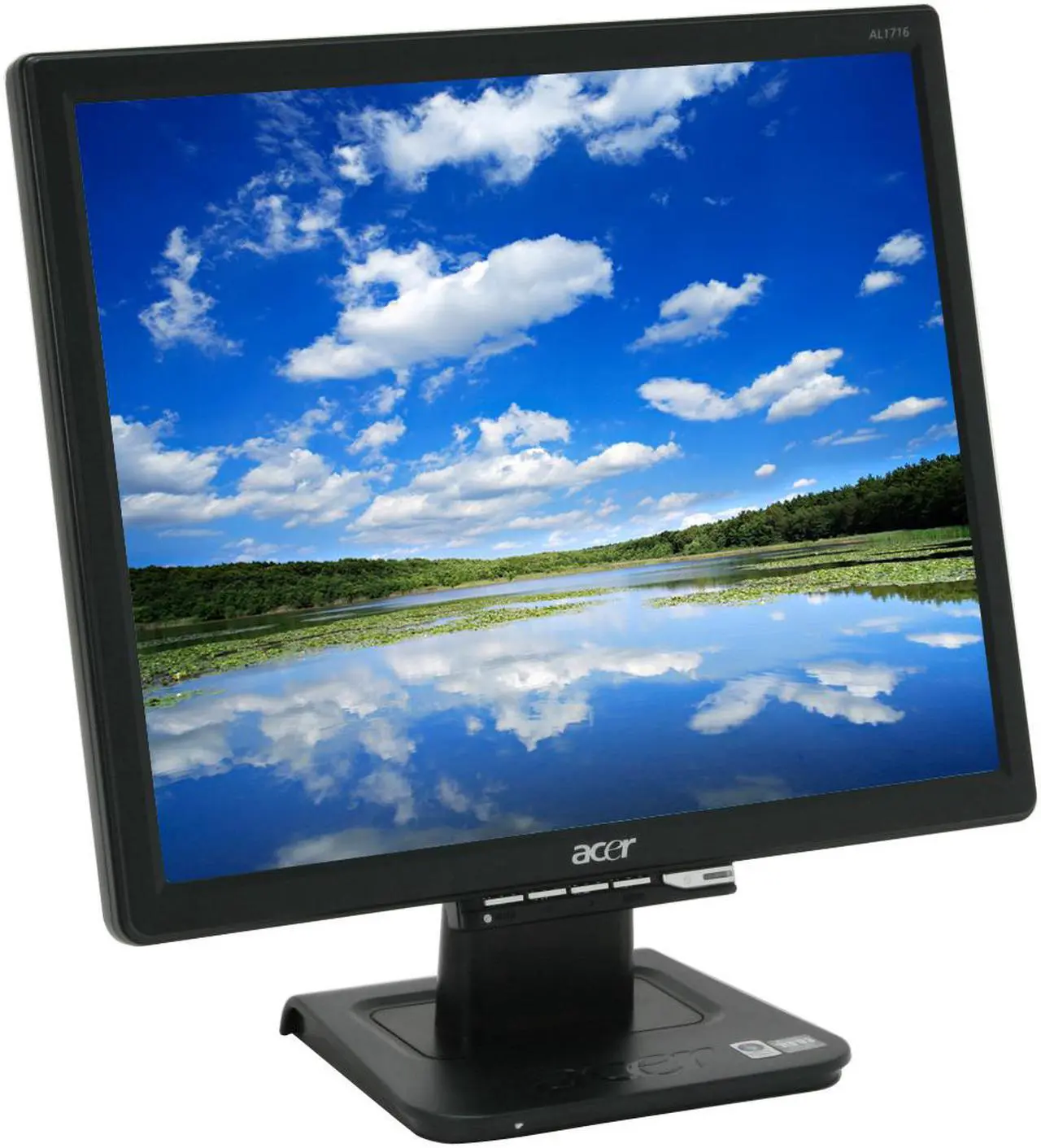 Alt view image 3 of 12 - Acer 17" SXGA LCD Monitor 5 ms D-Sub, DVI AL1716 Fbd