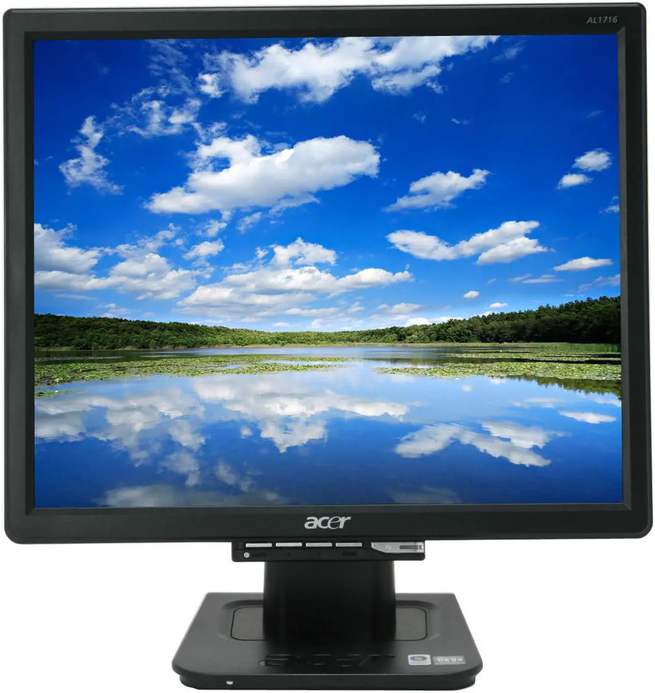 Alt view image 2 of 12 - Acer 17" SXGA LCD Monitor 5 ms D-Sub, DVI AL1716 Fbd
