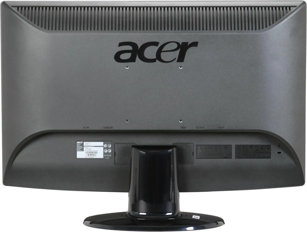Alt view image 5 of 8 - Acer H243Hbmid 24" HDMI Widescreen LCD Monitor 300 cd/m2 40000:1 Max (ACM) Built-in Speakers