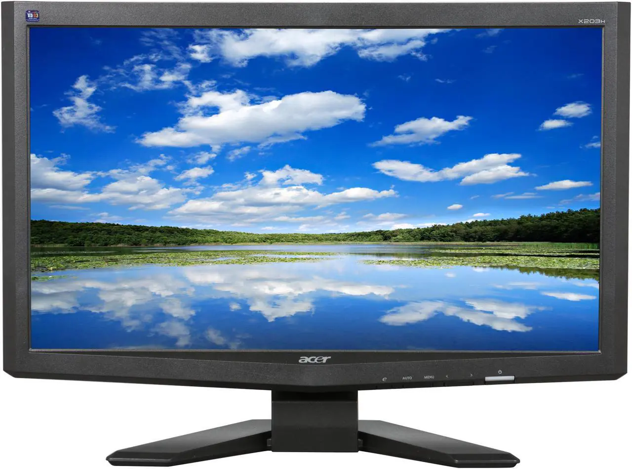 Alt view image 2 of 8 - Acer 20" TN LCD Monitor 5 ms D-Sub, DVI X203HCbd