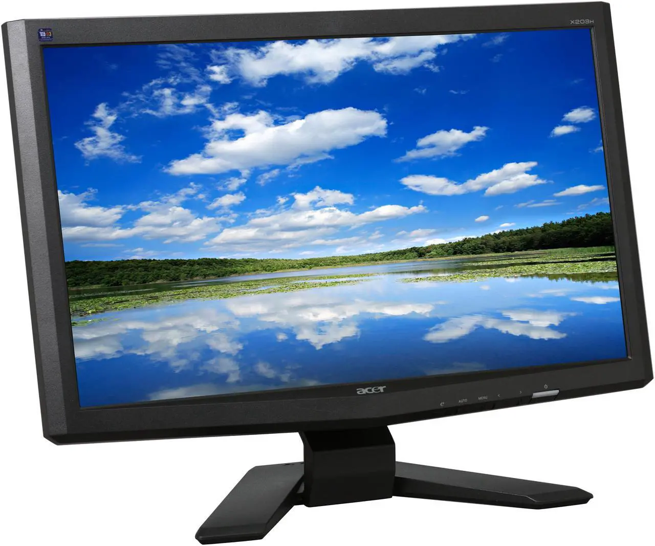 Alt view image 3 of 8 - Acer 20" TN LCD Monitor 5 ms D-Sub, DVI X203HCbd