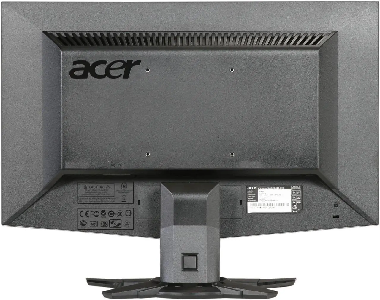 Alt view image 5 of 8 - Acer 18.5" LCD Monitor 5 ms D-Sub G185HAb