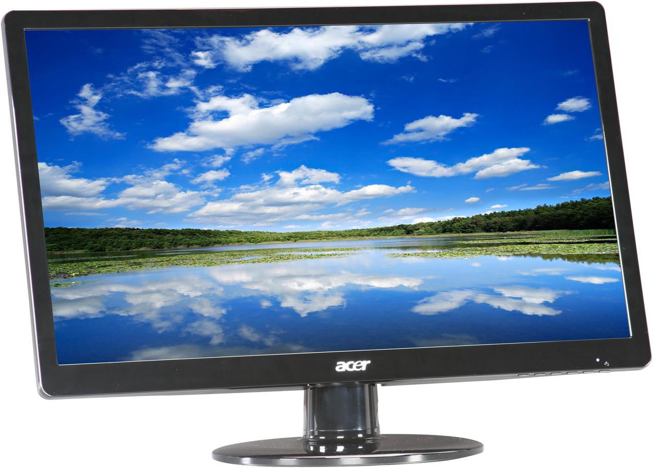 Alt view image 3 of 7 - Acer 21.5" 60 Hz TN FHD LCD Monitor 5 ms D-Sub, DVI S0 Series S220HQL ET.WS0HP.A01