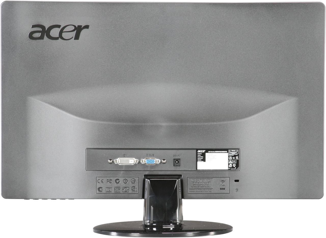 Alt view image 5 of 7 - Acer 21.5" 60 Hz TN FHD LCD Monitor 5 ms D-Sub, DVI S0 Series S220HQL ET.WS0HP.A01