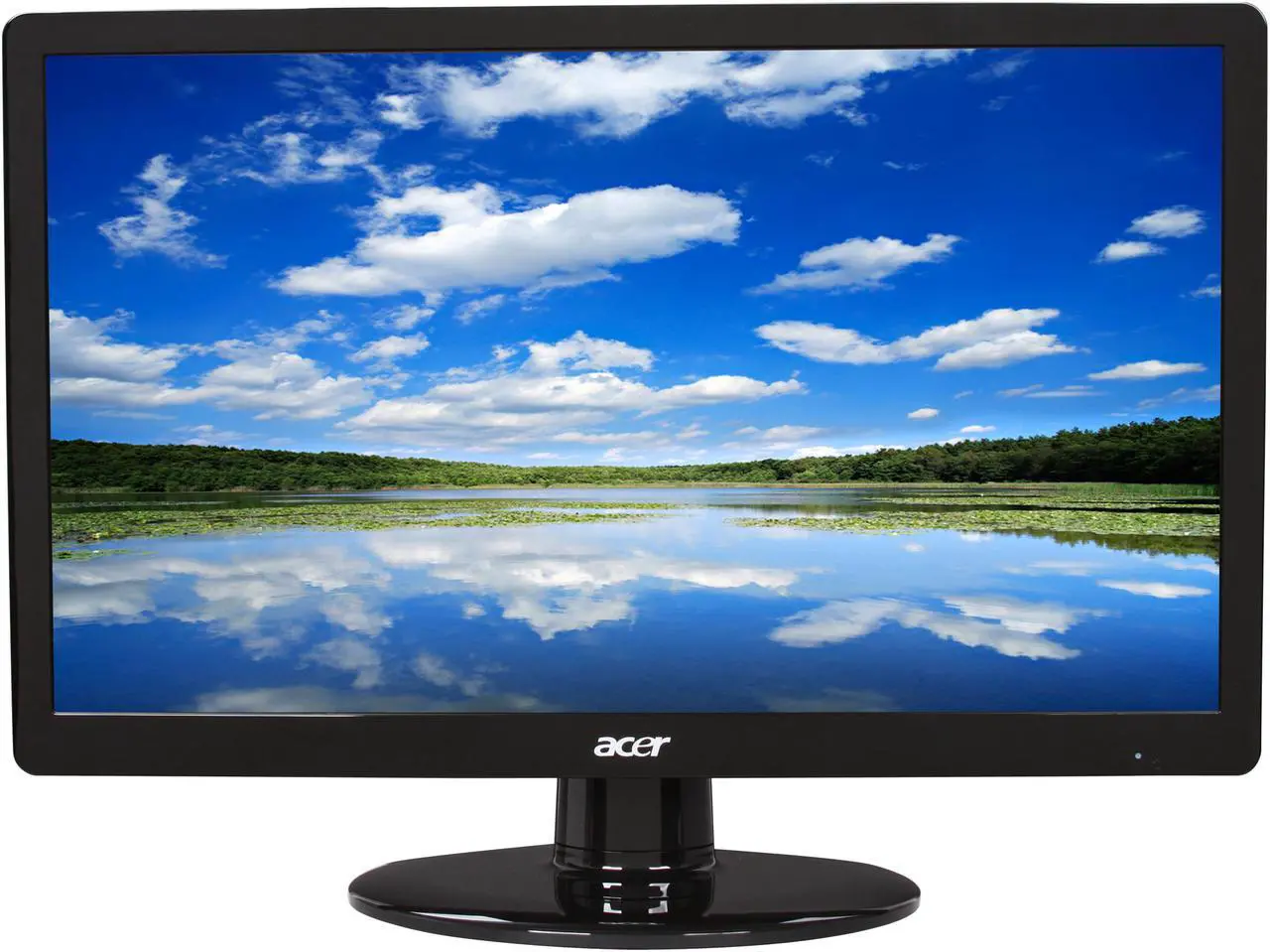 Alt view image 2 of 7 - Acer S200HLAbd Black 20" 5ms  LED Backlight Widescreen LCD Monitor 250 cd/m2 ACM 100,000,000:1 (1000:1)