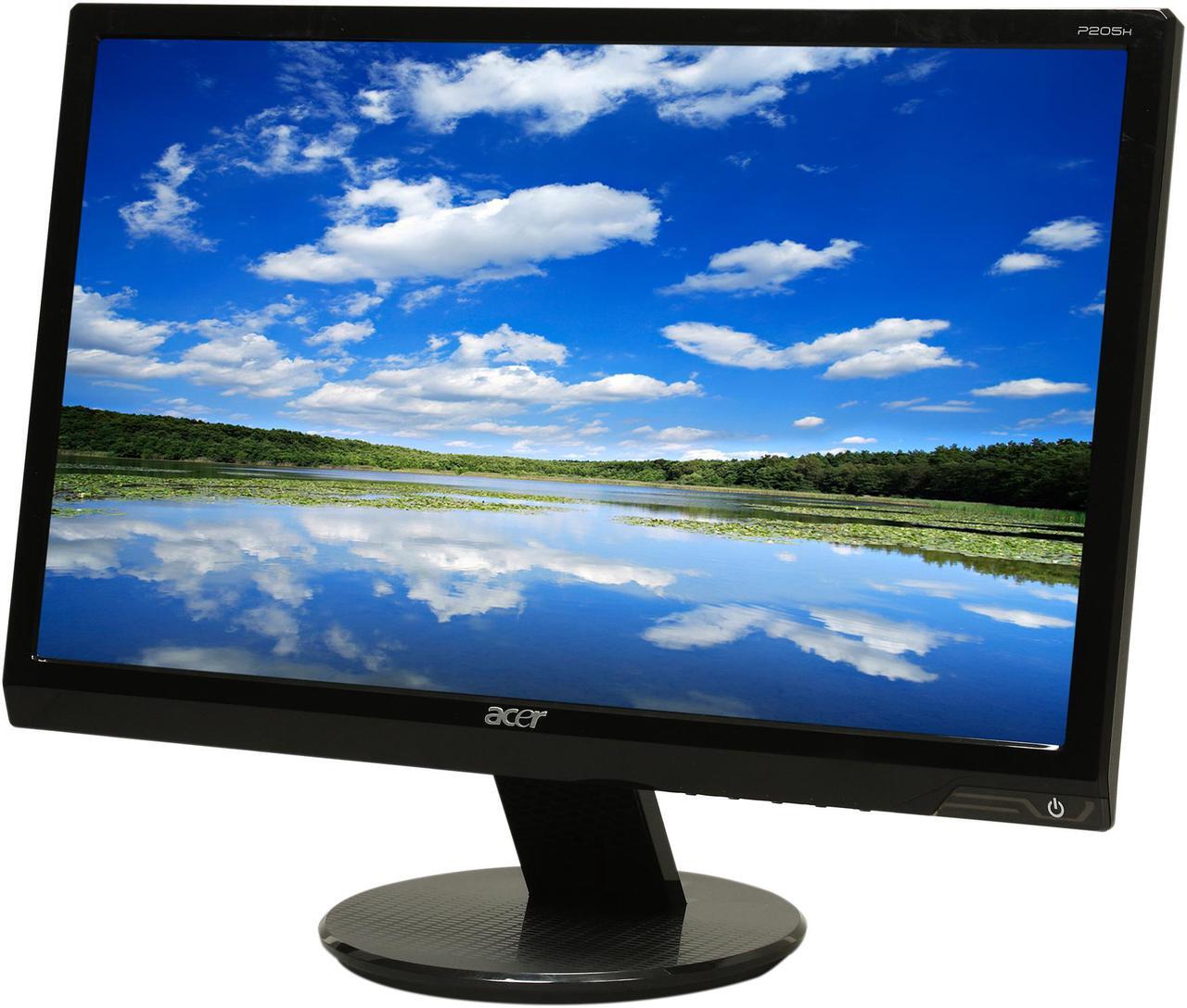 Main image of Acer 20" 60 Hz LCD Monitor 5 ms D-Sub, DVI P205H CBMD