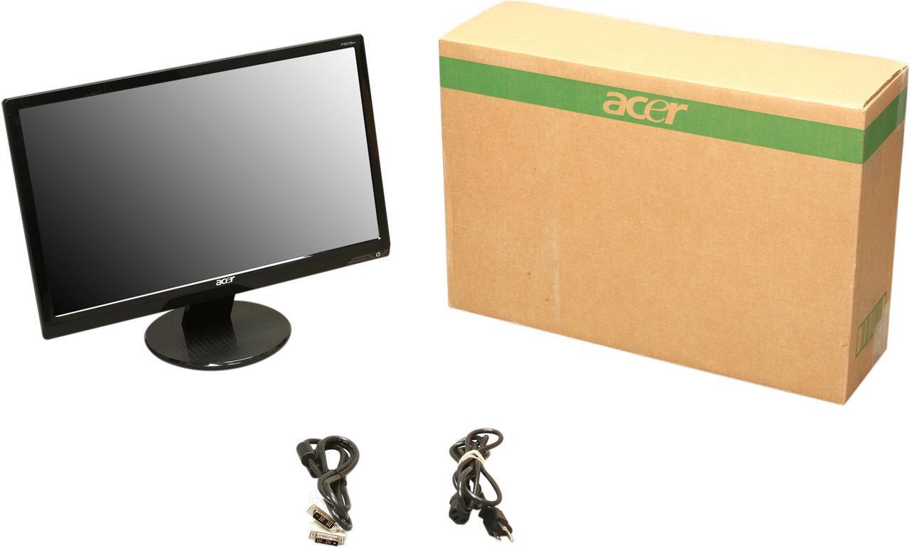 Alt view image 8 of 8 - Acer 20" 60 Hz LCD Monitor 5 ms D-Sub, DVI P205H CBMD