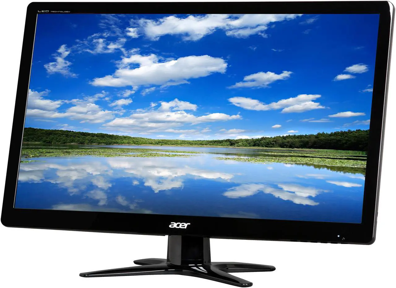 Main image of Acer G6 Series G236HL Black 23" TN 5ms (GTG) 60 Hz Widescreen LED/LCD Monitor 1920 x 1080 FHD, Slim Profile Design, Acer eColor Technology, and EcoDisplay