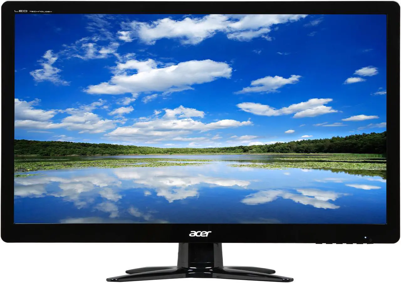 Alt view image 2 of 7 - Acer G6 Series G236HL Black 23" TN 5ms (GTG) 60 Hz Widescreen LED/LCD Monitor 1920 x 1080 FHD, Slim Profile Design, Acer eColor Technology, and EcoDisplay