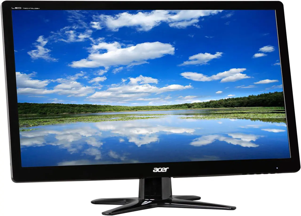 Alt view image 3 of 7 - Acer G6 Series G236HL Black 23" TN 5ms (GTG) 60 Hz Widescreen LED/LCD Monitor 1920 x 1080 FHD, Slim Profile Design, Acer eColor Technology, and EcoDisplay