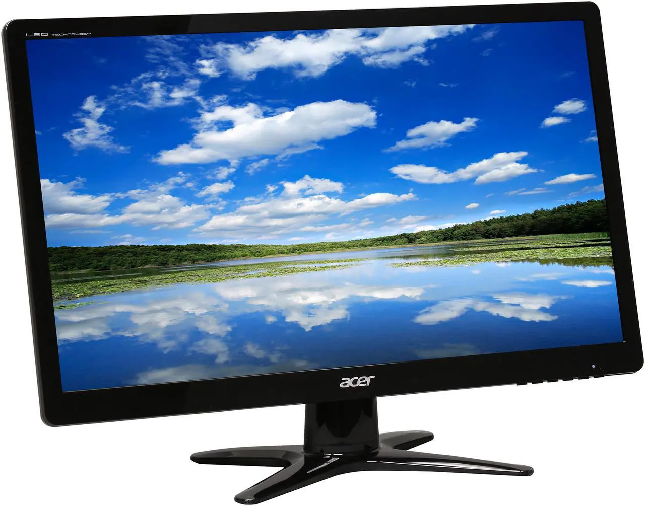 Alt view image 3 of 7 - Acer 21.5" 60 Hz TN LCD Monitor 5 ms D-Sub, DVI G6 Series G226HQLBbd (UM.WG6AA.B01)