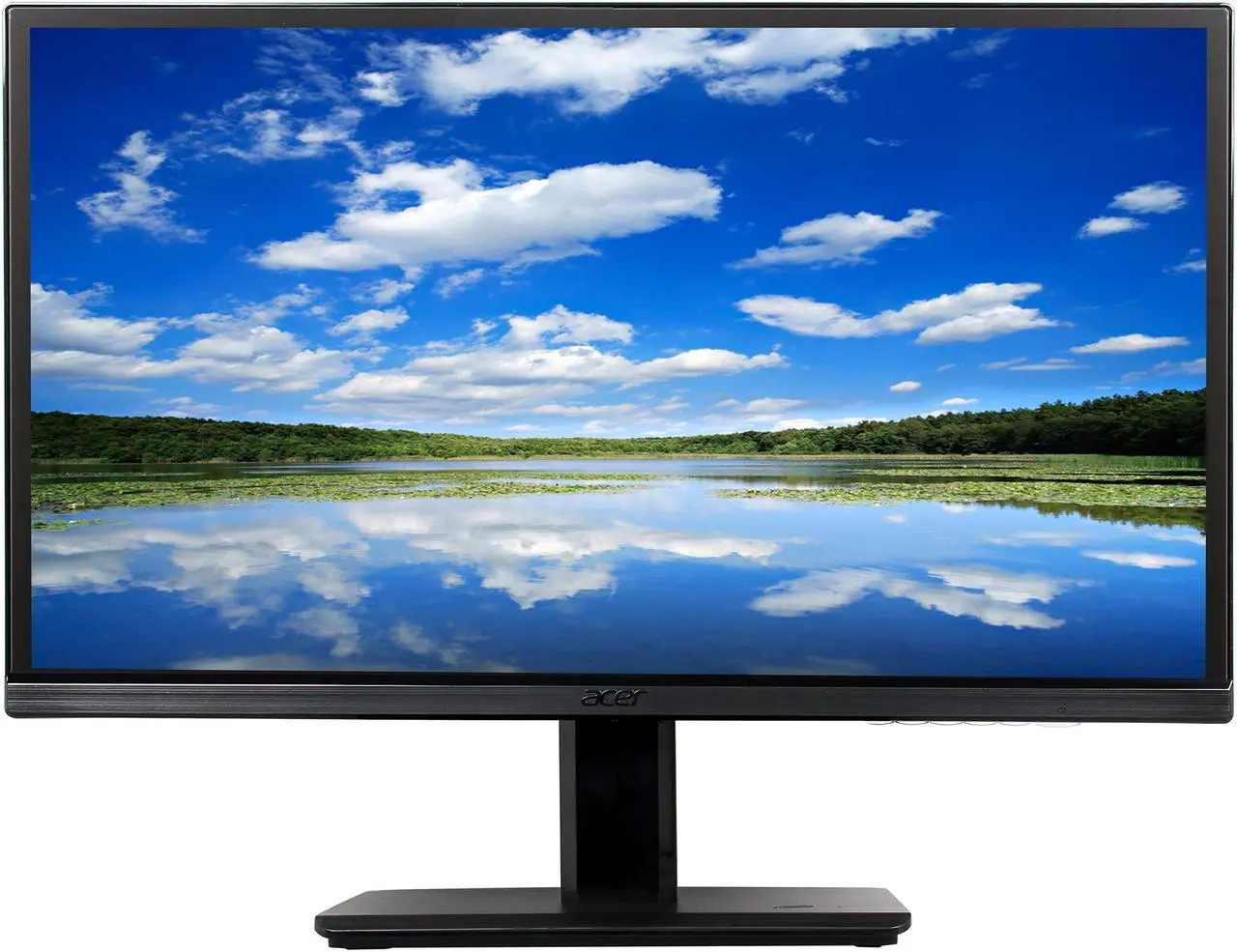 Alt view image 2 of 8 - Acer H6 Series H226HQLbid Black 21.5" HDMI Widescreen LED Backlight LCD Monitor, IPS Panel 250 cd/m2 ACM 100,000,000:1 (1000:1)