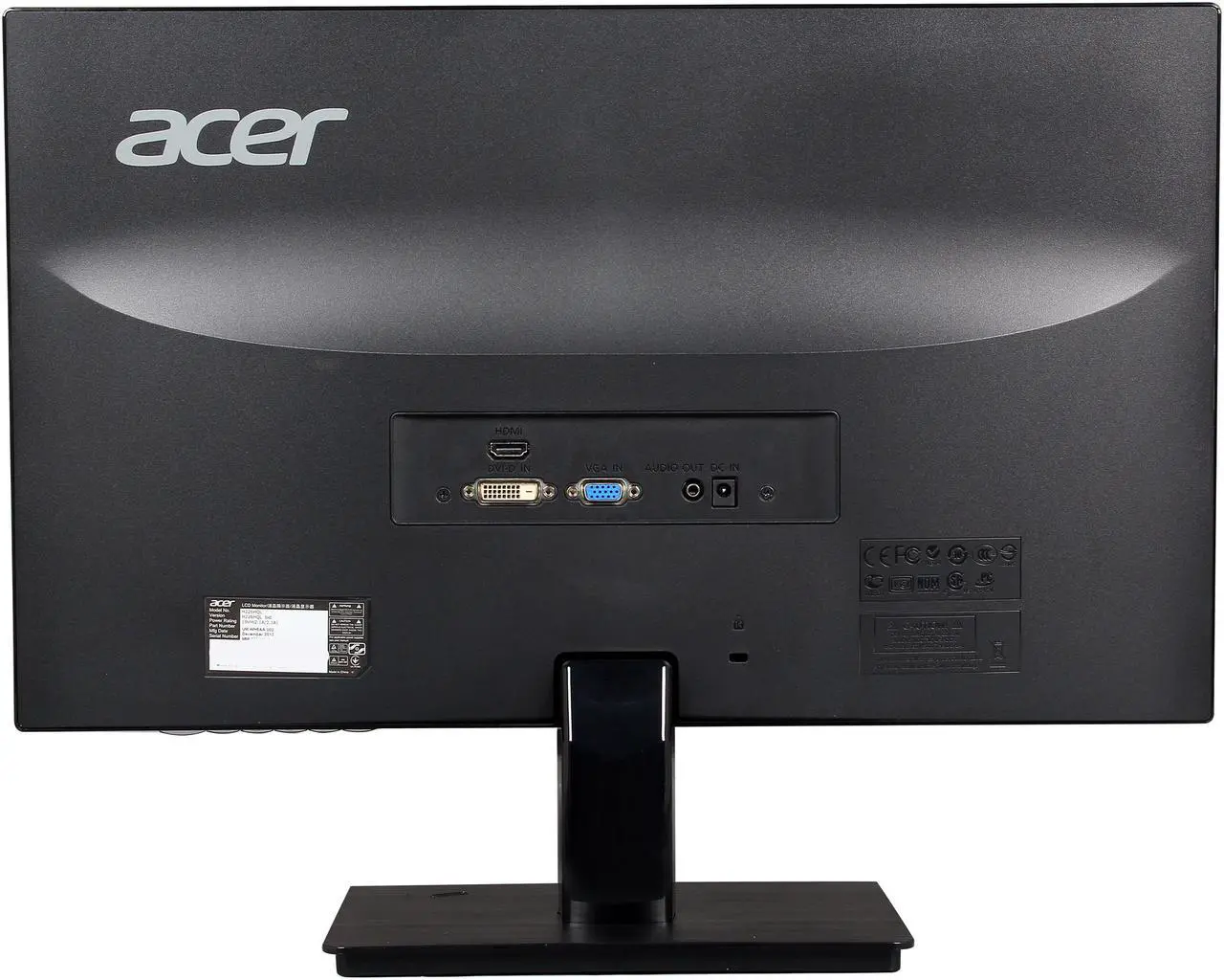Alt view image 5 of 8 - Acer H6 Series H226HQLbid Black 21.5" HDMI Widescreen LED Backlight LCD Monitor, IPS Panel 250 cd/m2 ACM 100,000,000:1 (1000:1)