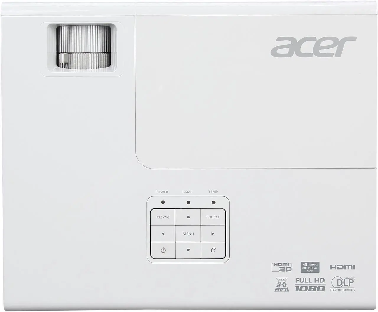 Alt view image 6 of 8 - Acer H6510BD Full HD 1920x1080, 3000 Lumens, 2x HDMI Ports, 2W Speaker, 3D Ready, DLP Home Theater Projector