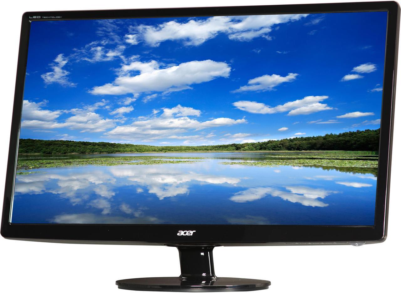 Main image of Acer S241HL bmid UM.FS1AA.001 24" Full HD 1920 x 1080 5ms 60 Hz D-Sub, DVI, HDMI Built-in Speakers LCD Monitor