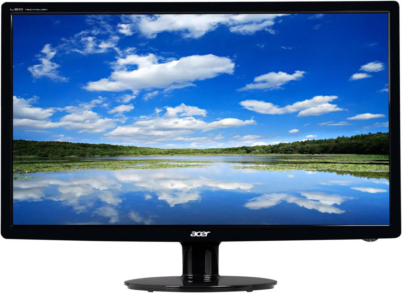 Alt view image 2 of 7 - Acer 23" 60 Hz TN LCD Monitor 5 ms D-Sub, DVI, HDMI UM.VS1AA.B01 S231HLBbid