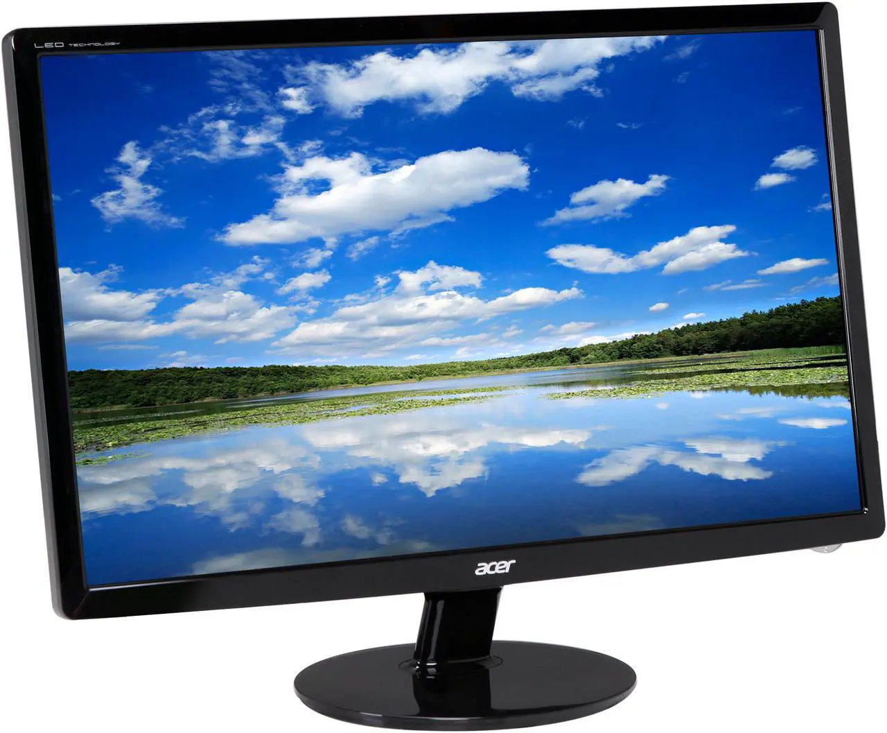 Alt view image 3 of 7 - Acer 23" 60 Hz TN LCD Monitor 5 ms D-Sub, DVI, HDMI UM.VS1AA.B01 S231HLBbid