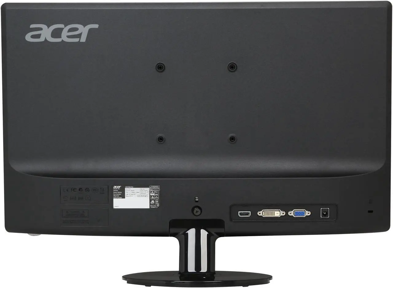 Alt view image 5 of 7 - Acer 23" 60 Hz TN LCD Monitor 5 ms D-Sub, DVI, HDMI UM.VS1AA.B01 S231HLBbid