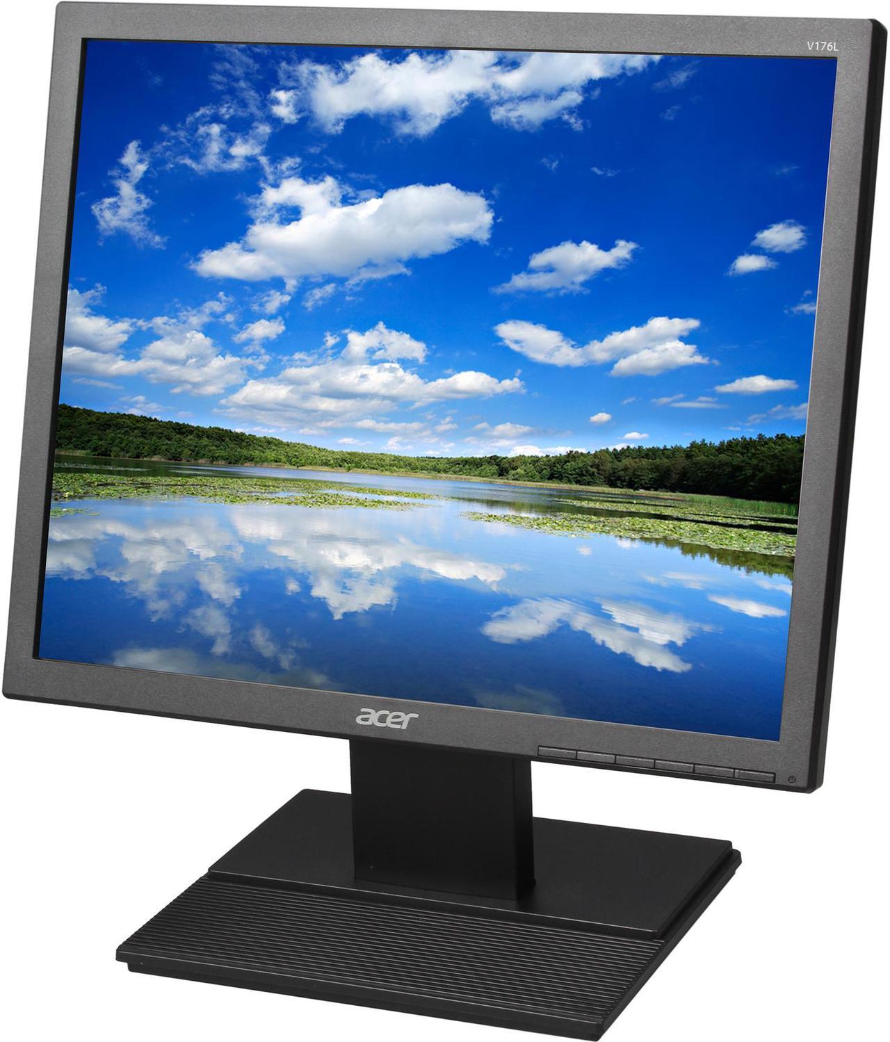 Acer 17" 75 Hz TN SXGA LCD Monitor 5 ms 1280 x 1024 D-Sub V176L bm UM.BV6AA.003