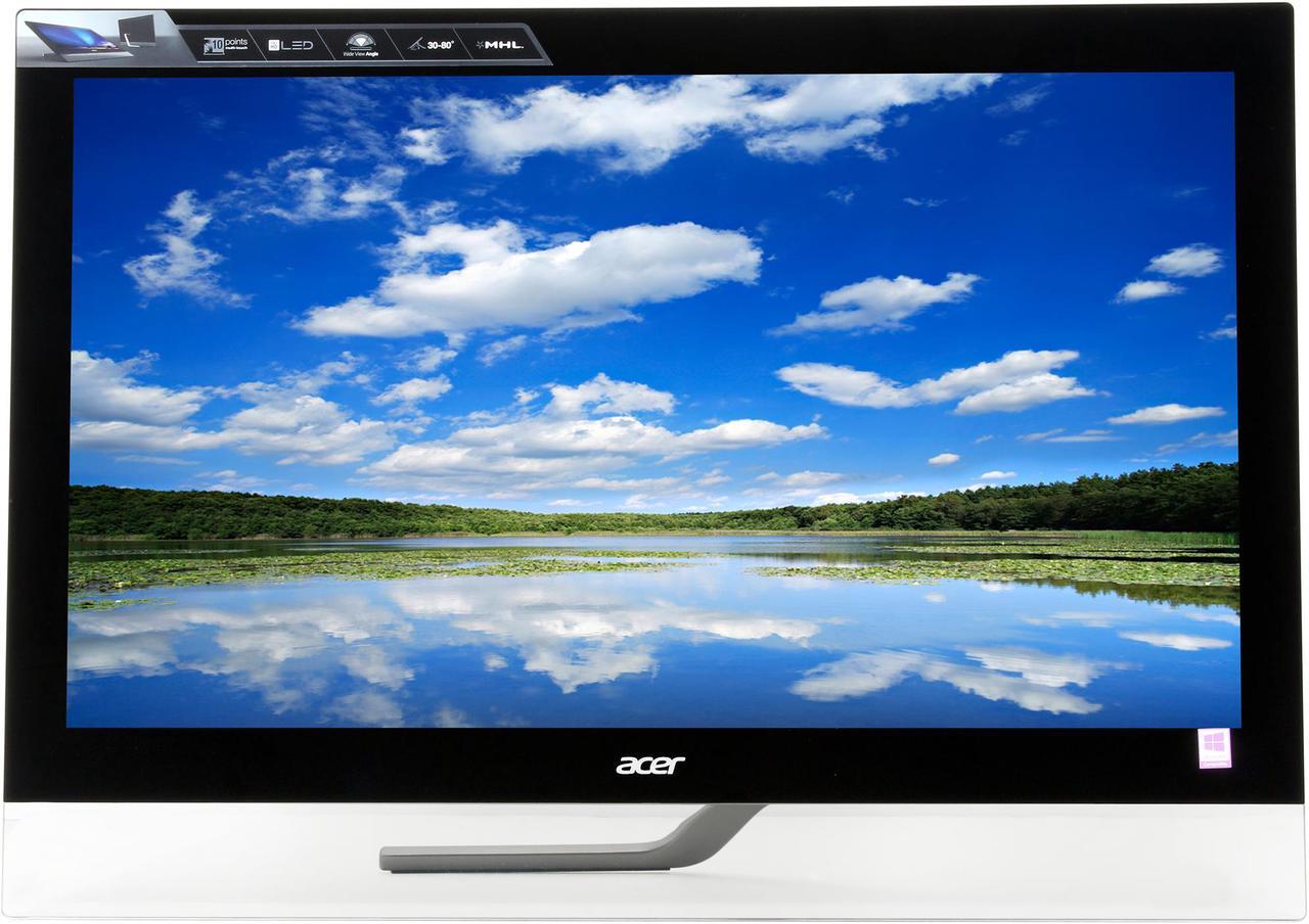 Alt view image 2 of 10 - Acer T272HLbmjjz 27" 5ms Touchscreen 10-pt Capacitive Touch Widescreen Monitor 300 cd/m2 5000:1 Built-in Speakers