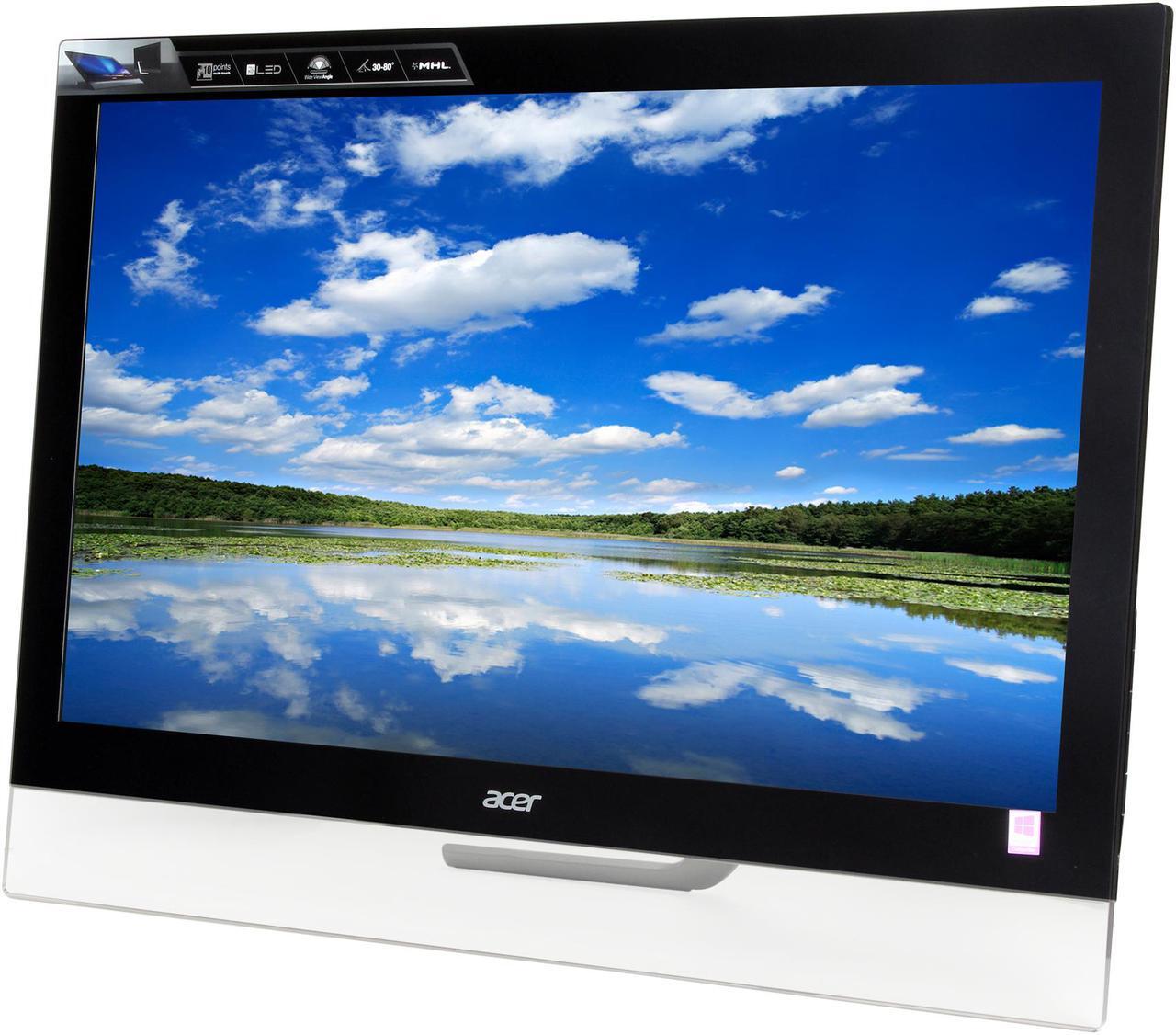Main image of Acer T272HLbmjjz 27" 5ms Touchscreen 10-pt Capacitive Touch Widescreen Monitor 300 cd/m2 5000:1 Built-in Speakers