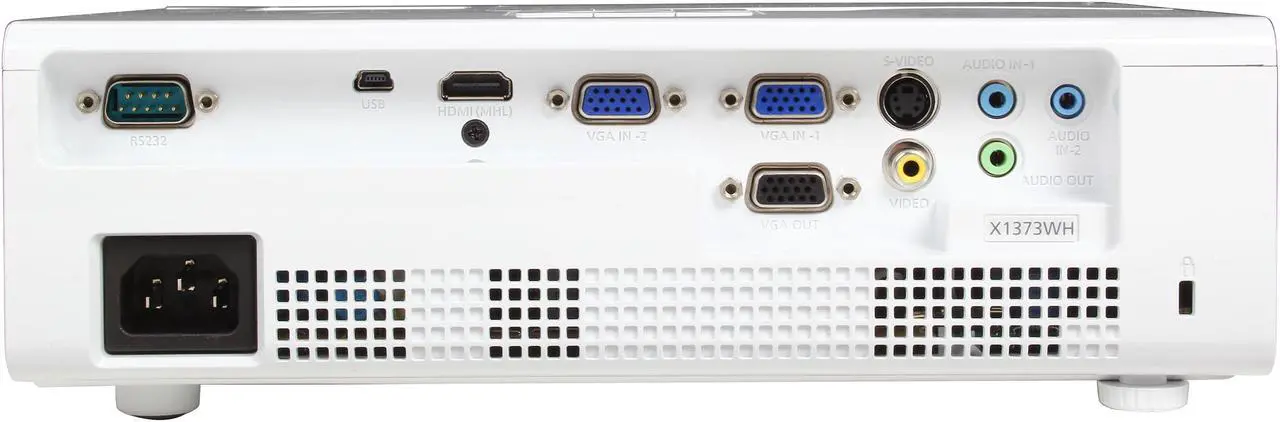 Alt view image 7 of 8 - Acer X1373WH LED Projector, 3000 Lumens, 13000:1 Contrast Ratio, 28"-300" Image Size, VGA, HDMI, USB, S-Video, Built-in Speaker