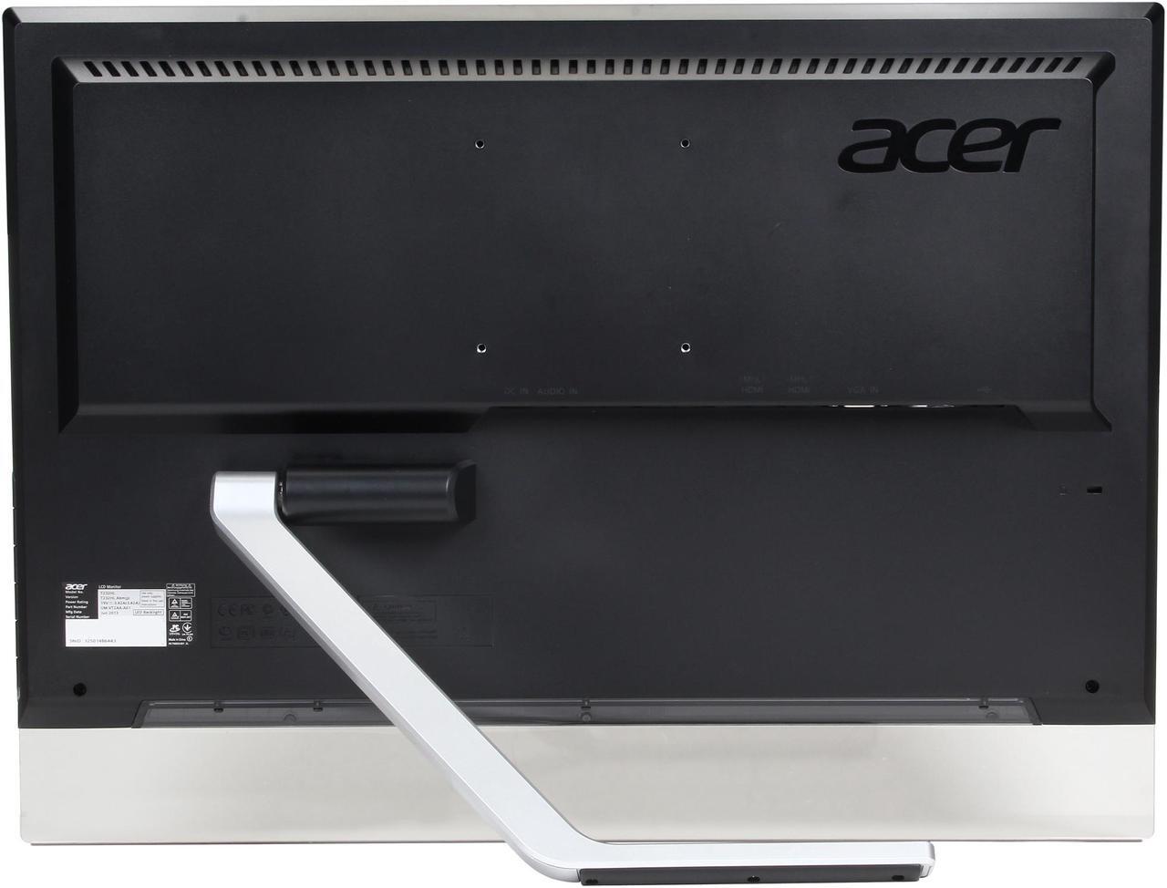 Alt view image 11 of 15 - Acer T232HL Abmjjz 23" Touchscreen Widescreen LED IPS Monitor with Built-in Speakers - Certified Refurbished Manufacturer Recertified