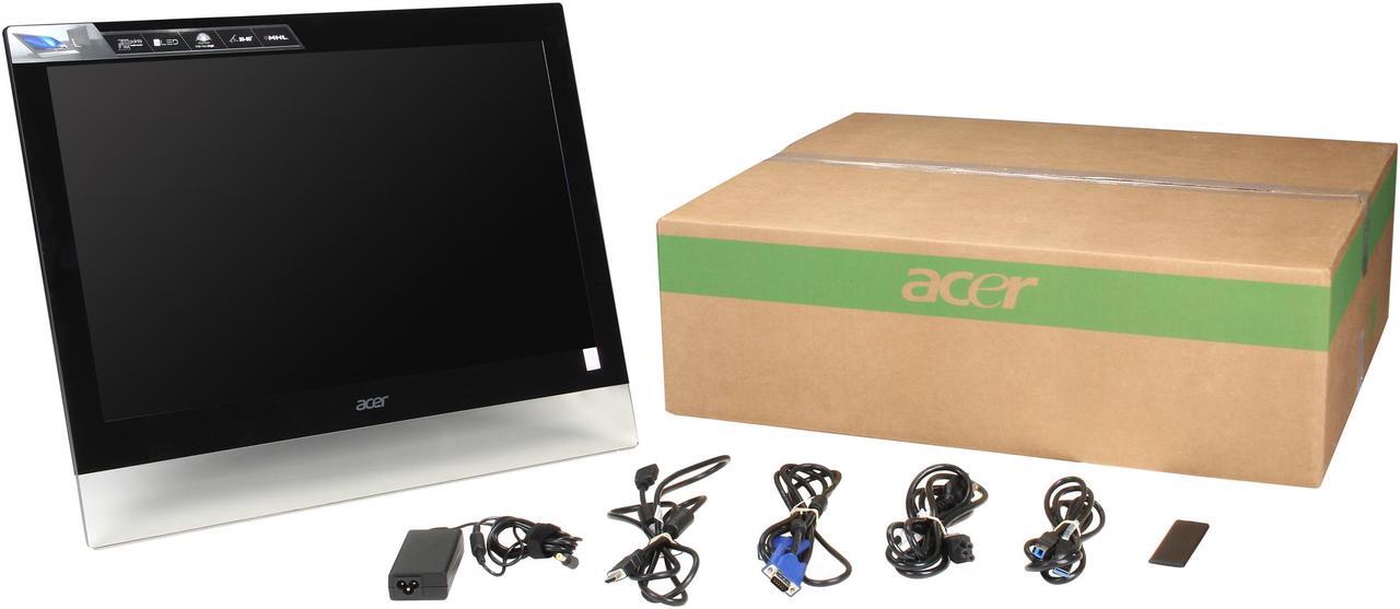 Alt view image 15 of 15 - Acer T232HL Abmjjz 23" Touchscreen Widescreen LED IPS Monitor with Built-in Speakers - Certified Refurbished Manufacturer Recertified