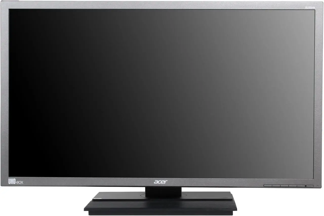 Alt view image 7 of 11 - Acer 28" 60 Hz TN UHD LED Backlight Monitor 2 ms DVI, HDMI, DisplayPort B286HK ymjdpprz UM.PB6AA.003
