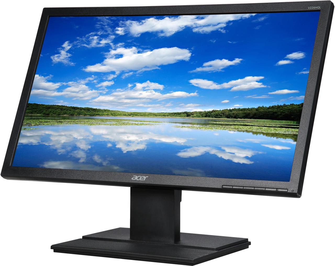 Acer V226HQL Bbd 22" (Diagonal 21.5")  Full HD 1920 x 1080 60Hz 5ms DVI VGA Acer eColor LED Backlight LCD Monitor