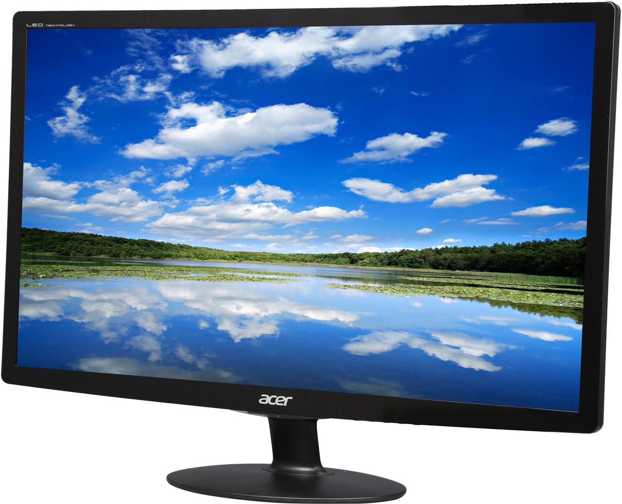 Acer 24" 60 Hz TN LCD Monitor TN 5 ms 1920 x 1080 D-Sub, DVI-D S240HL bd