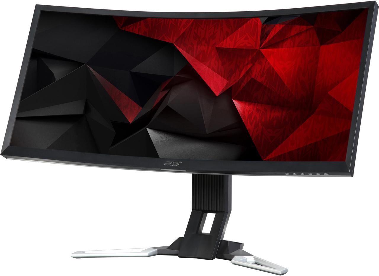 Acer XZ350CU bmijphz 35" Ultra-Wide Full HD 2560 x 1080 4ms 144Hz HDMI DisplayPort AMD FreeSync USB 3.0 Hub Built-in Speakers LED Backlit Curved Gaming Monitor