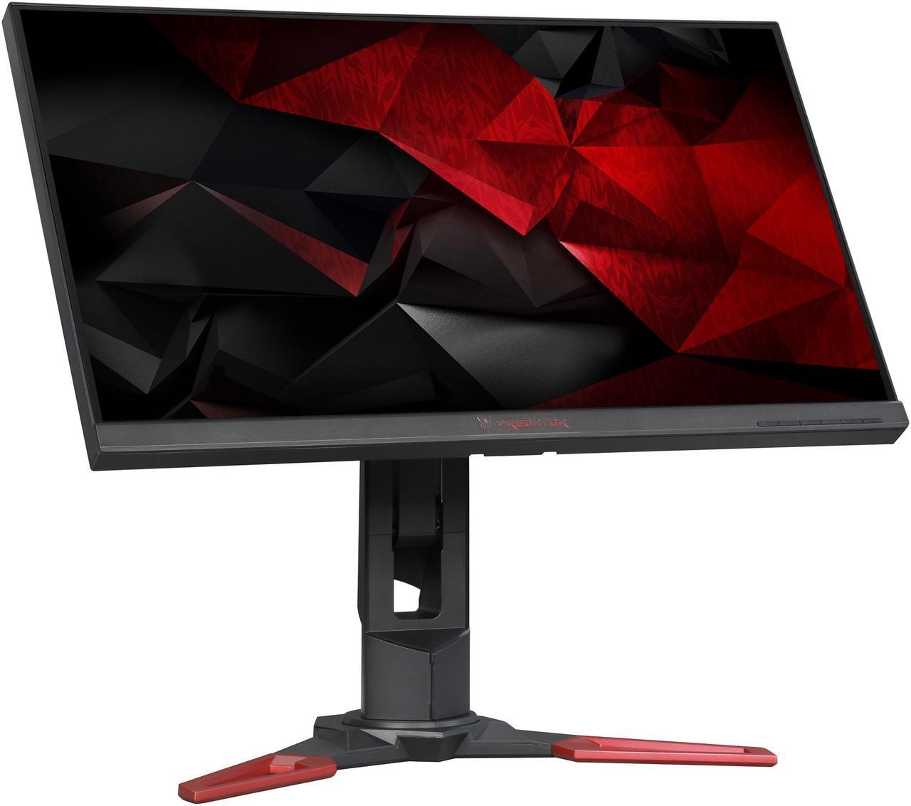 Alt view image 4 of 11 - Acer Predator XB1 XB271HK bmiprz 27" 4K UHD IPS NVIDIA G-Sync Black/Red Gaming Monitor, 3840 x 2160 (4K), 100% sRGB Color Accuracy, Tilt / Swivel / Pivot / Height Adjustable, Build in Speakers