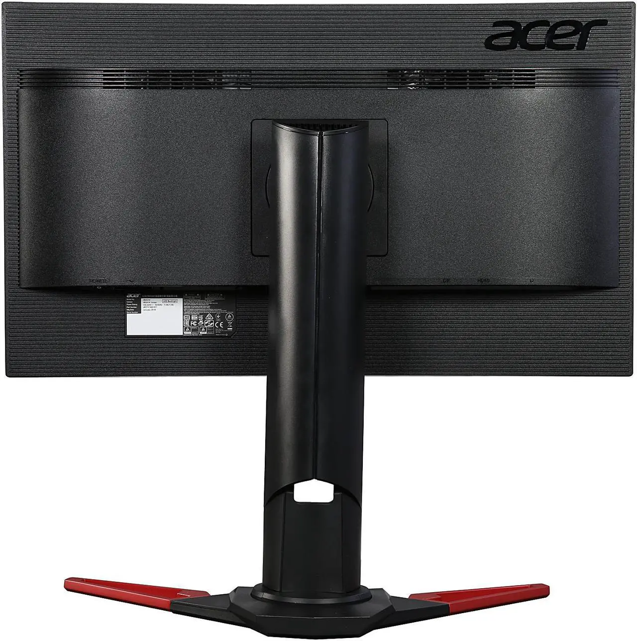 Alt view image 6 of 10 - Acer Predator XB1 XB241H bmipr 24" Full HD 1920 x 1080 1ms 144Hz 180Hz OverClocked HDMI DisplayPort NVIDIA G-SYNC Technology Built-in Speakers Flicker-Less Technology Backlit LED Height Adjustable Gaming Monitor